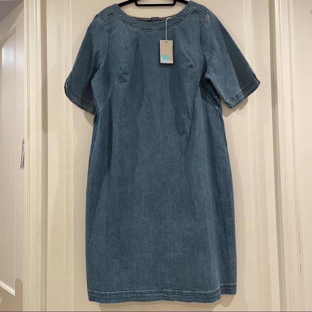 NWT Boden Jean Dress in Cotton